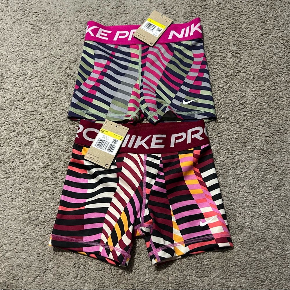 Kids colorful nike pro bundle